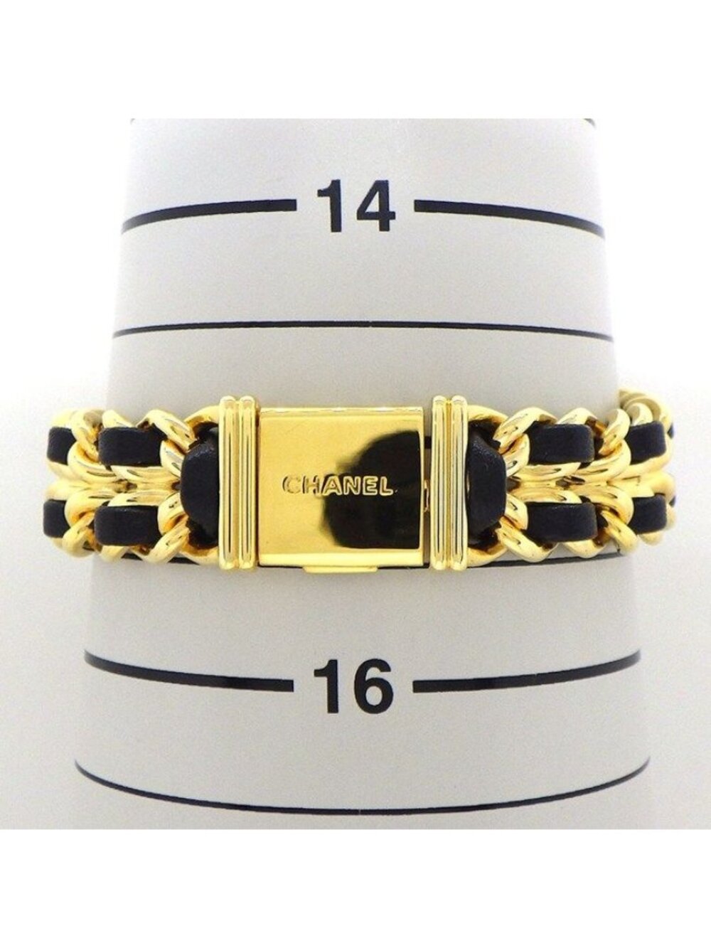 Chanel Watch Premier M Octagonal Black Dial Chain Bracelet Leather Quartz Analog - Picture 9 of 9